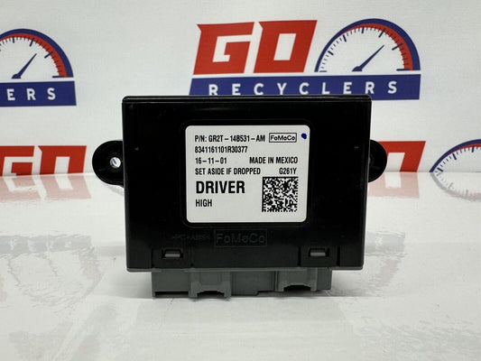 17-20 Ford Fusion LEFT DRIVER FRONT DOOR MODULE GR2T-14B531-AM #0003