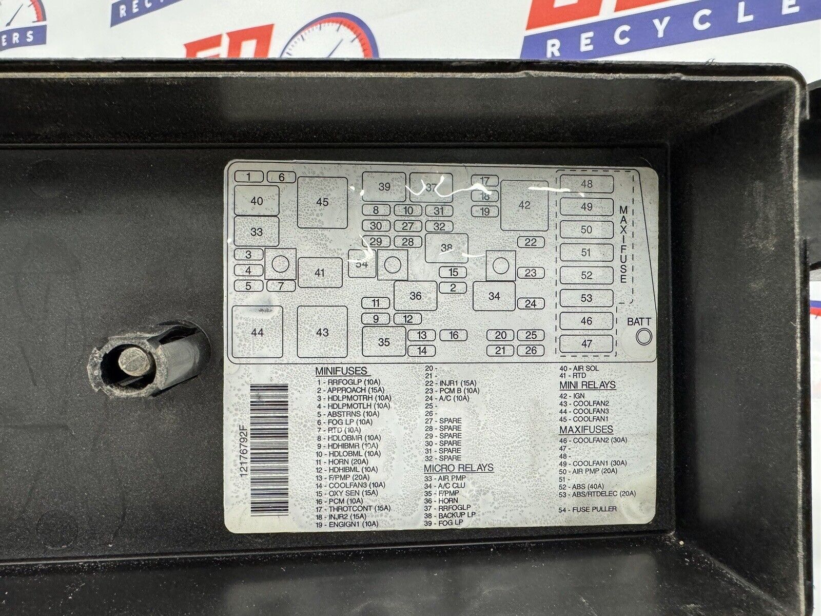 97-98 C5 Corvette Under Hood Fusebox Fuse Block Engine Bay OEM 12161017 #0001