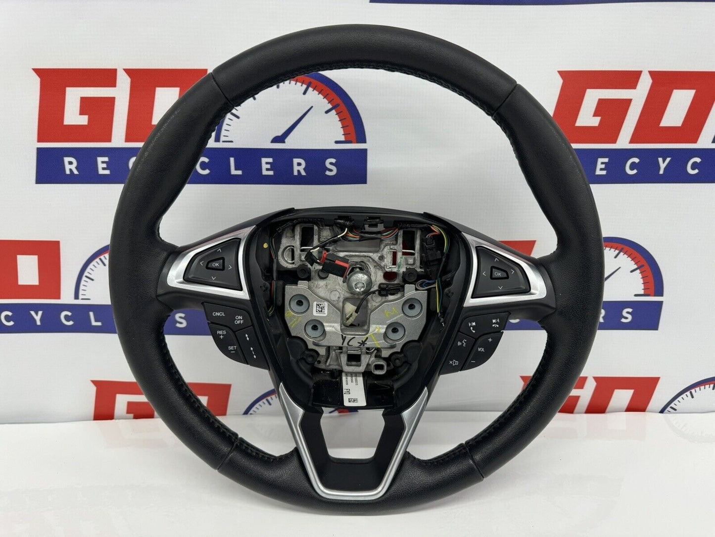 2013-2020 FORD FUSION HEATED STEERING WHEEL BLACK WITH SWITCHES CONTROLS OEM